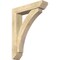 Ekena Millwork Thorton Slat Rough Sawn Bracket w/ Offset Brace, Douglas Fir, 6"W x 26"D x 34"H BKT0604X26X34THR06RDF - alternate 1